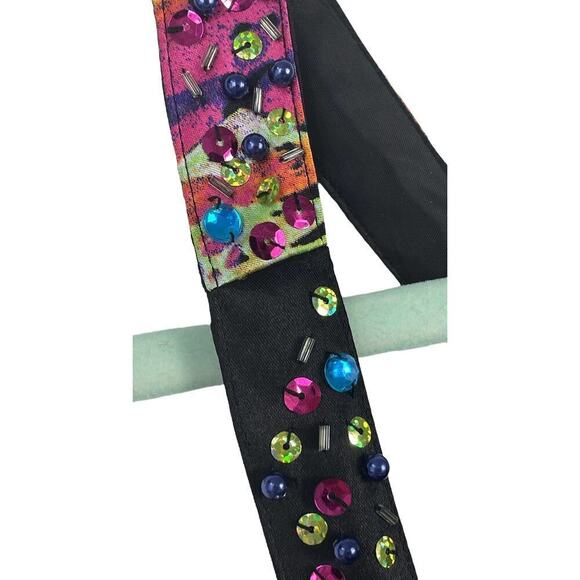 Hailey Logan By Adrianna Papell Abstract Multicolor Maxi Dress Size 3/4 Formal - Picture 11 of 13